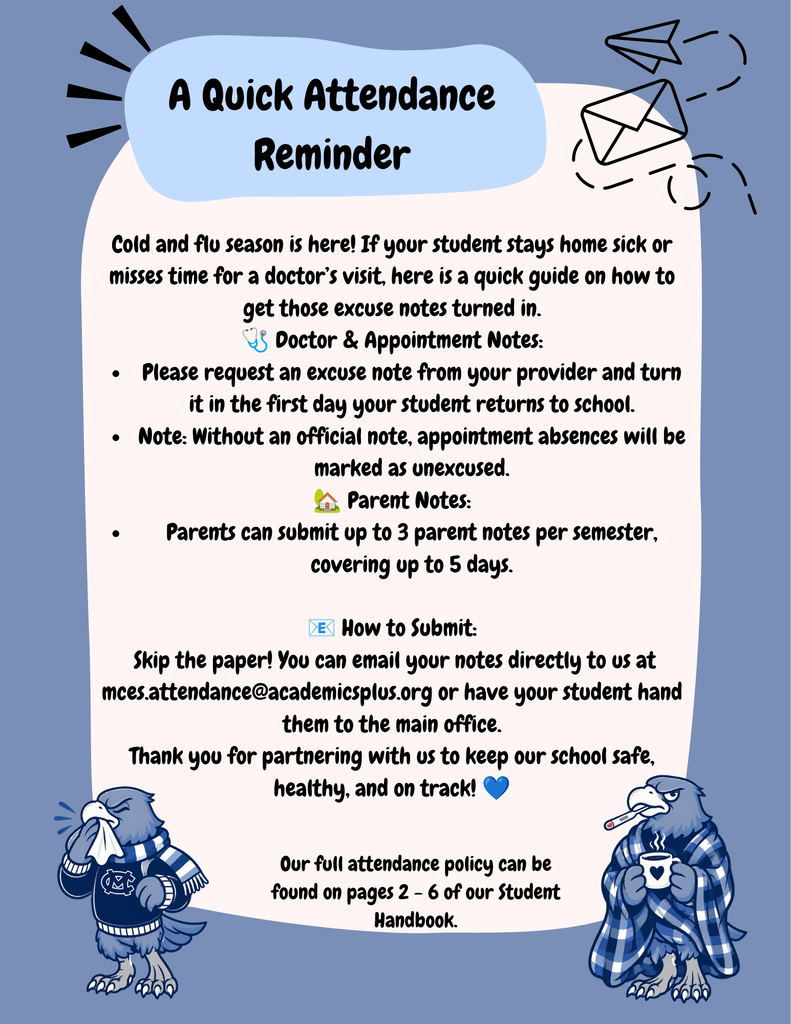 MCES Attendance Policy Reminders