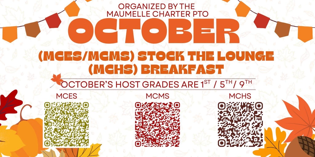 Maumelle Charter PTO October Teacher Breakfast