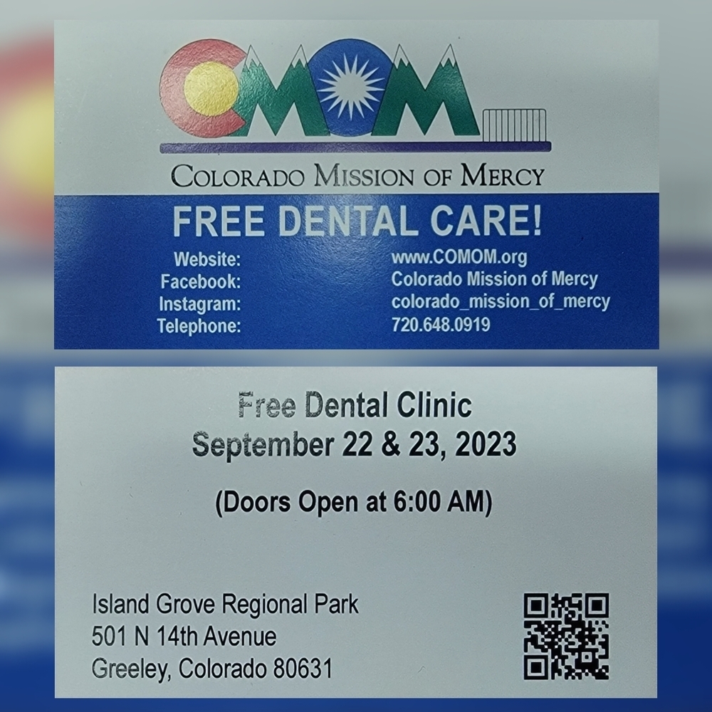 free dental event up in greeley