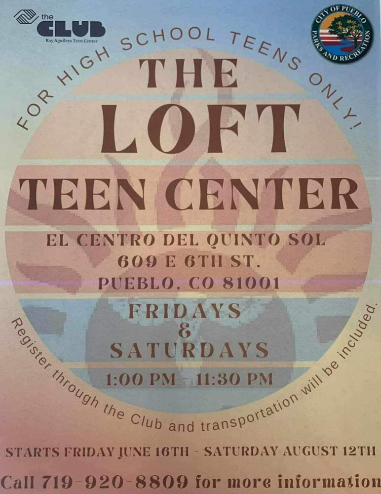 Teen Center for Pueblo high School students