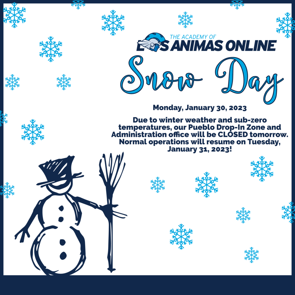 Snow Day 1/30/23