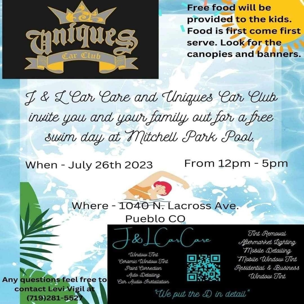 Free swim day at Mitchell Park Pool