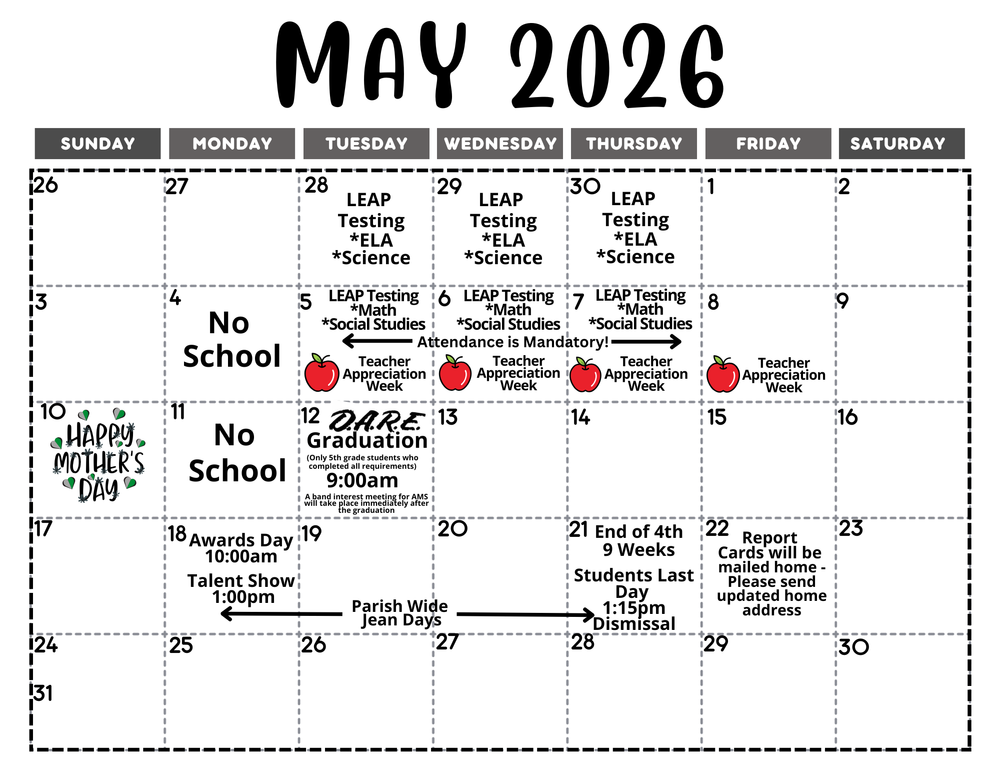 May 2026 calendar