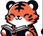 tiger reading
