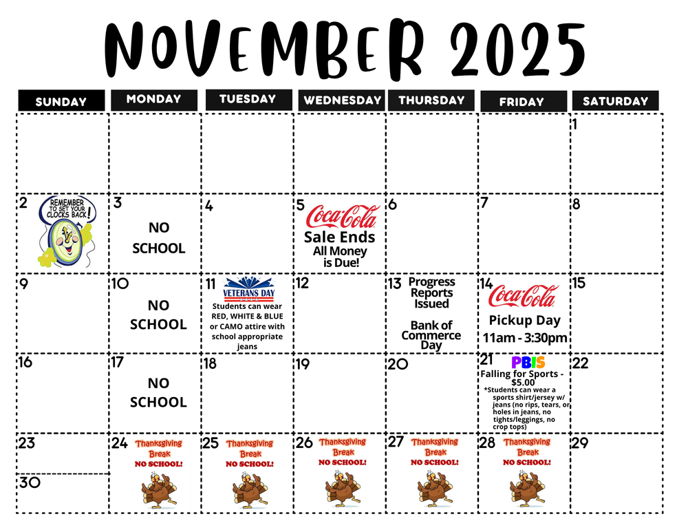 November 2025 Calendar