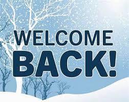 Welcome Back from Break