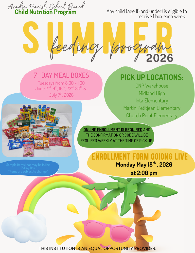 SUMMER FEEDING 2026 