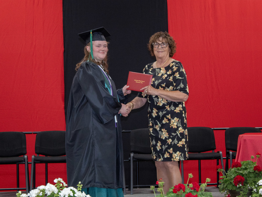 ACE Graduates for the 2024-2025 school year earning their diploma. 