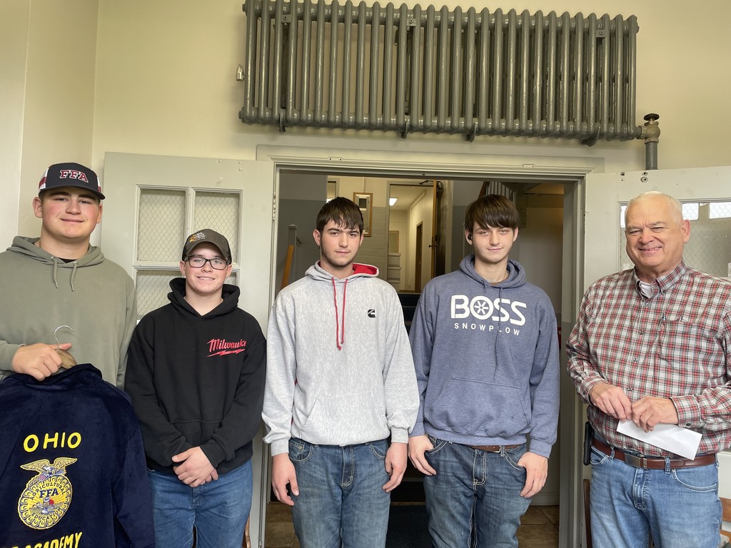 A few of our FFA members recently visited local sponsors and supporters to personally thank them for helping make our trips, experiences, and opportunities possible. - Arm's Trucking