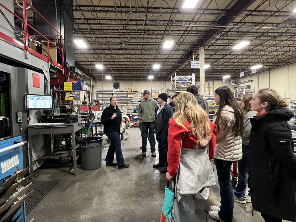 Students from ACE Academy recently toured Norden Manufacturing to learn more about the company, its day-to-day operations, and the variety of career opportunities available to employees.