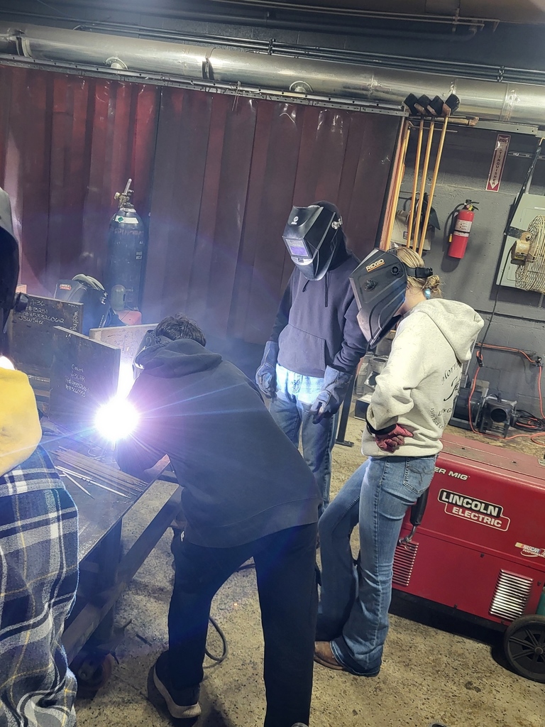 Welding Students participate in welded plates from a nuclear US sub.