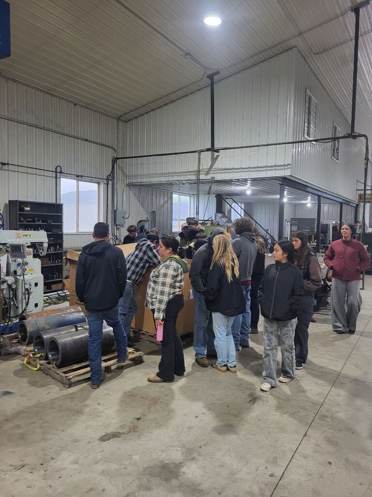 ACE Academy welding students work alongside students from Hawaii.