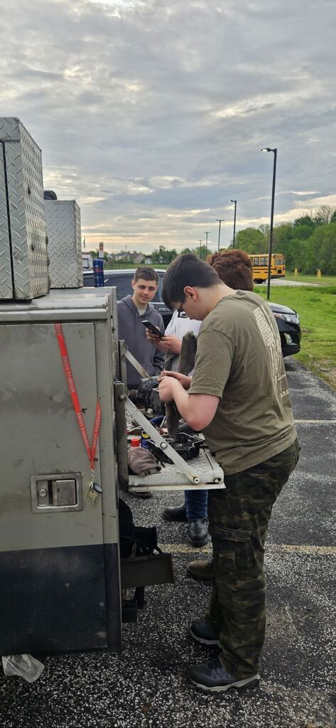 Small Engine labs with Mr. Kitchen.