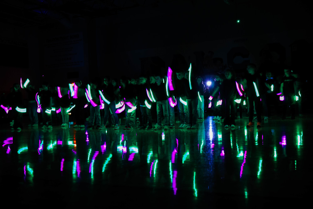Glow stick dance
