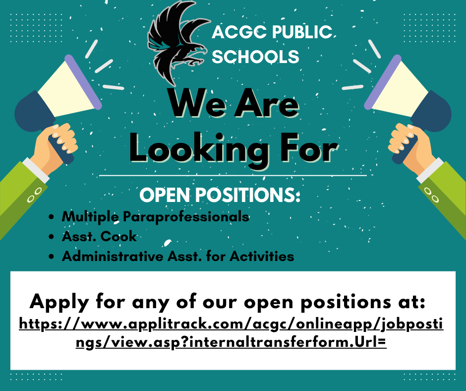 We Are Looking For