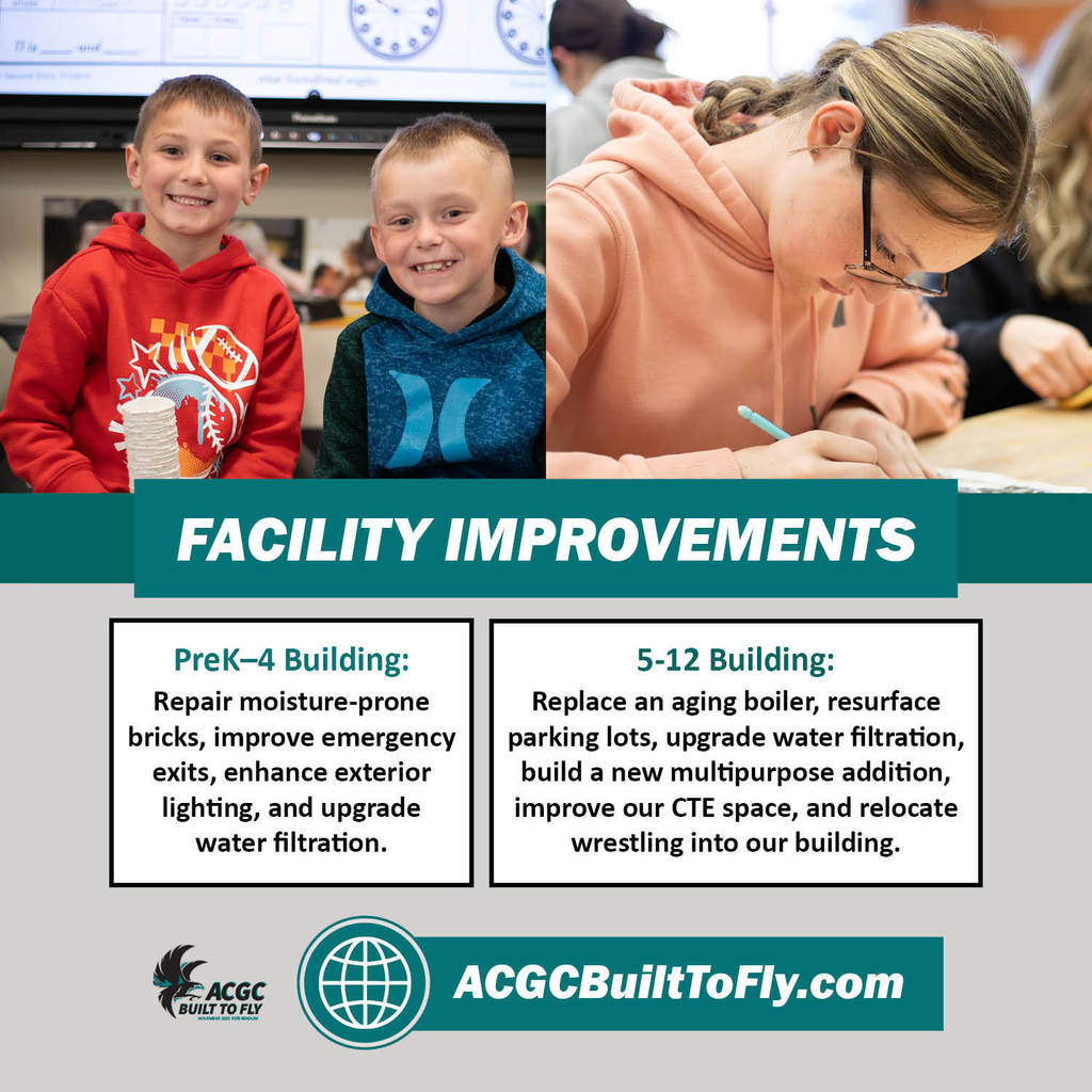 The proposed bond referendum addresses critical facility maintenance and space needs. Visit our website to learn more.