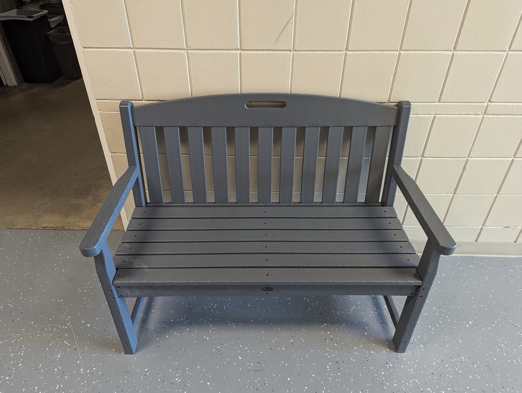 The REACH class achieved their goal of collecting 1000 pounds of plastic and earned a bench