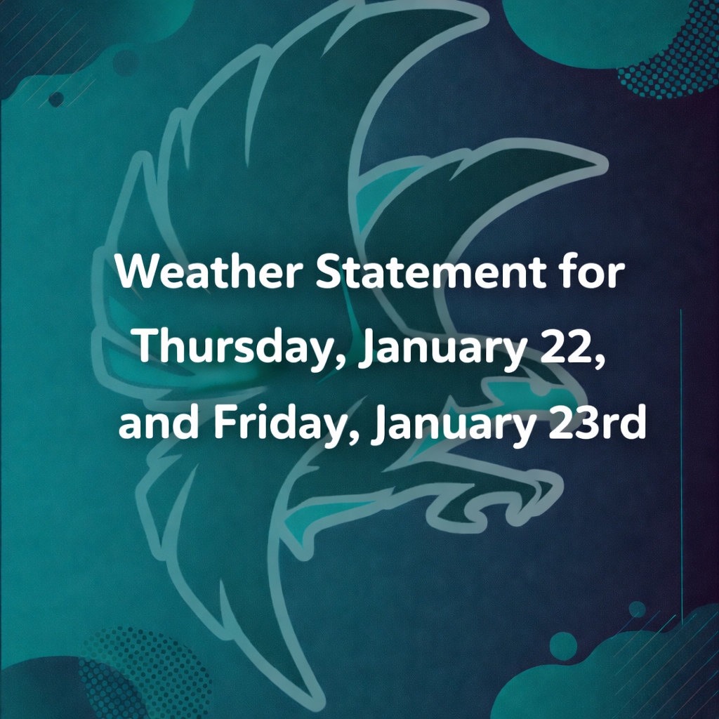 Weather statement for January 22-23