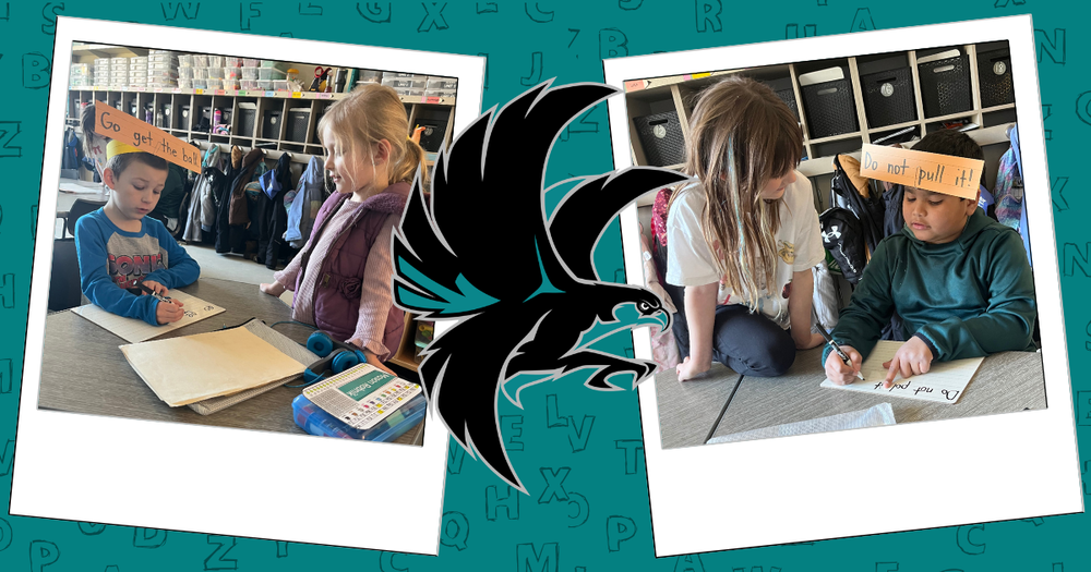 Reading activity collage