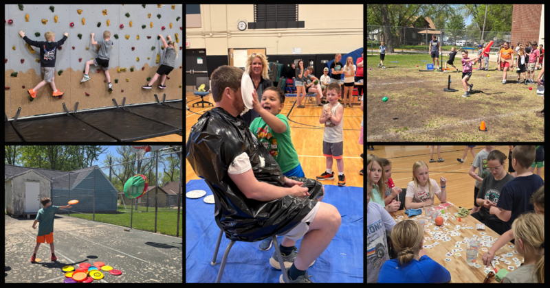 Collage of PE Activities