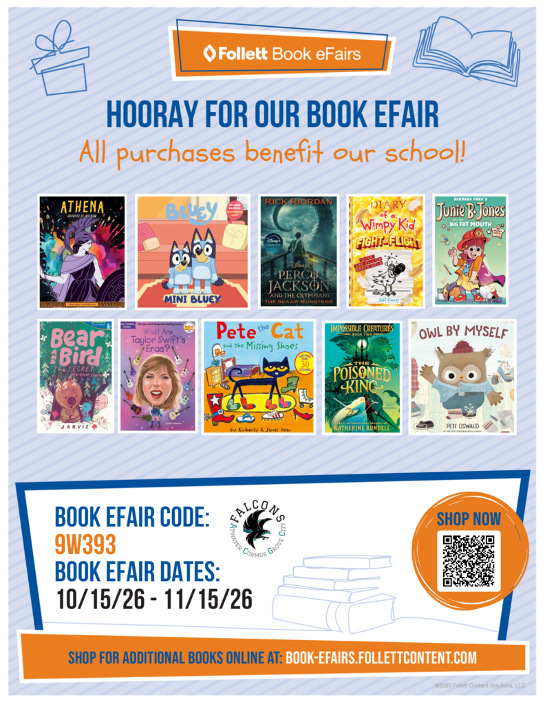 Flyer for ACGC Book eFair. 10/15/26-11/15/26