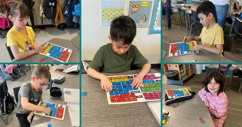 reading activities collage