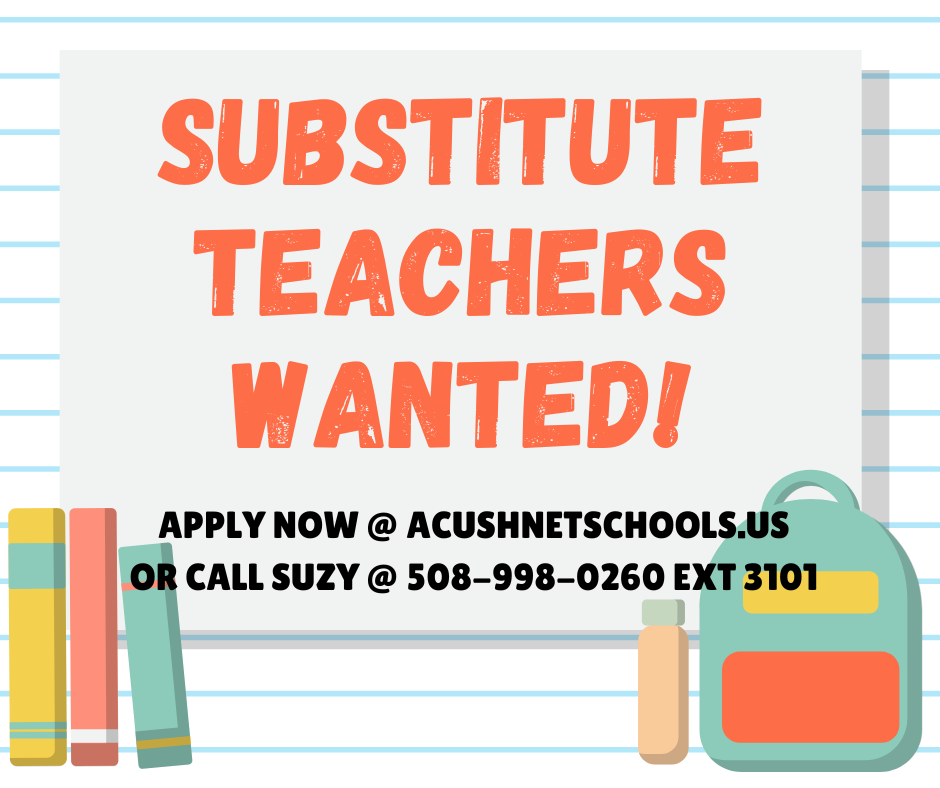 Substitute Teachers Wanted!