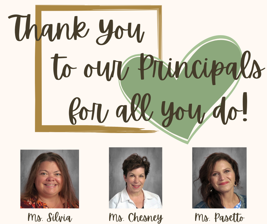 Ford Middle School Principal Ms. Silvia and Acushnet Elementary School Principal Ms. Chesney and Assistant Principal Ms. Pasetto