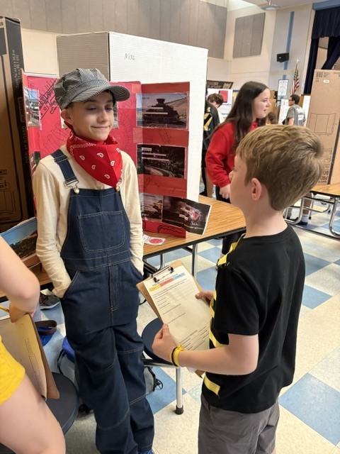 6th grade Wax Museum