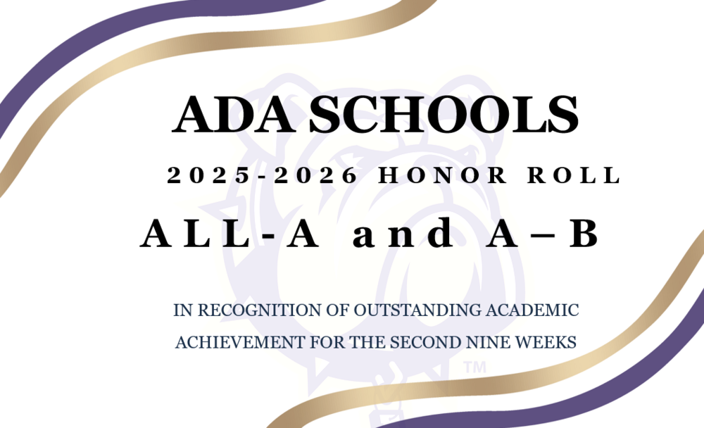 ADa Schools 25-26 Honor Roll