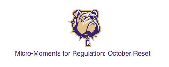 Micro-Moments for Regulation: October Reset