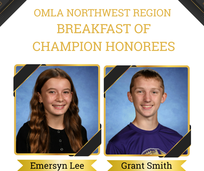 Two ada students featured as OMLA Northwest Region of Champions