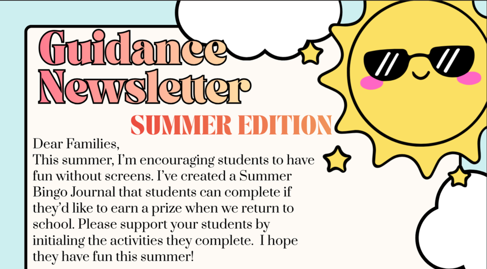 Guidance Newsletter