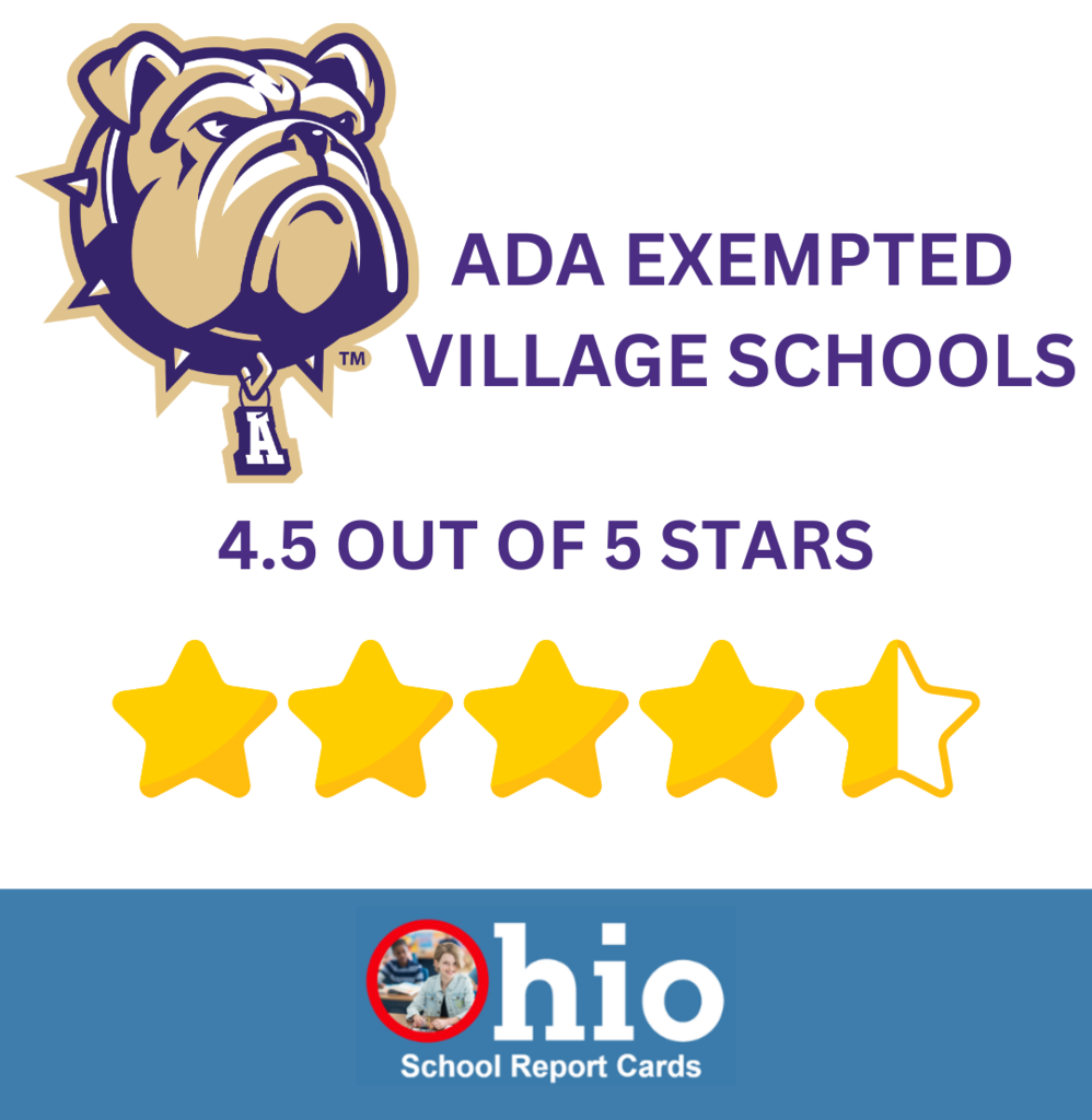 Ada Exempted Village Schools 4.5 out of 5 stars on Ohio School Report Card
