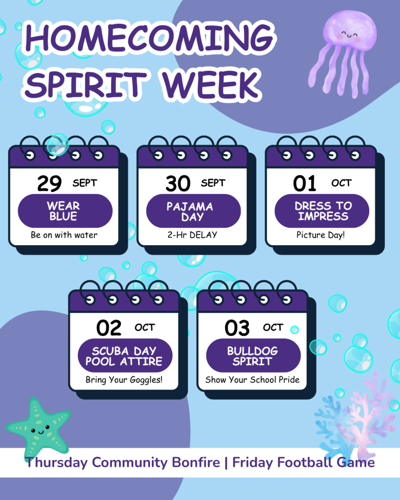 Elementary School Homecoming Spirit Days