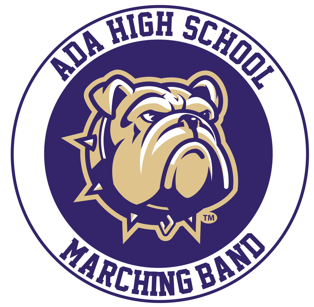 Ada Marching Band bulldog logo