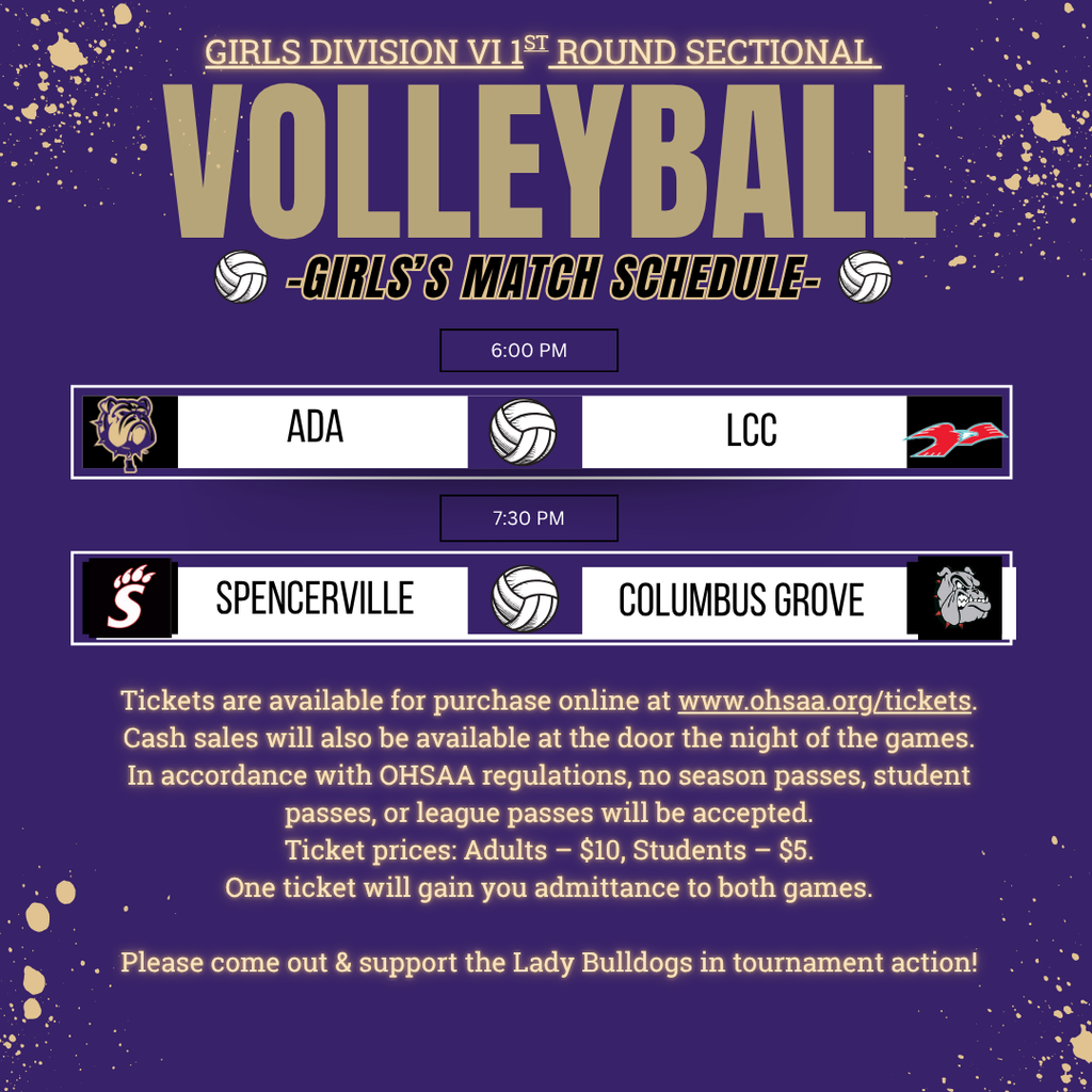 Ada Volleyball Tournament October 16, 2025