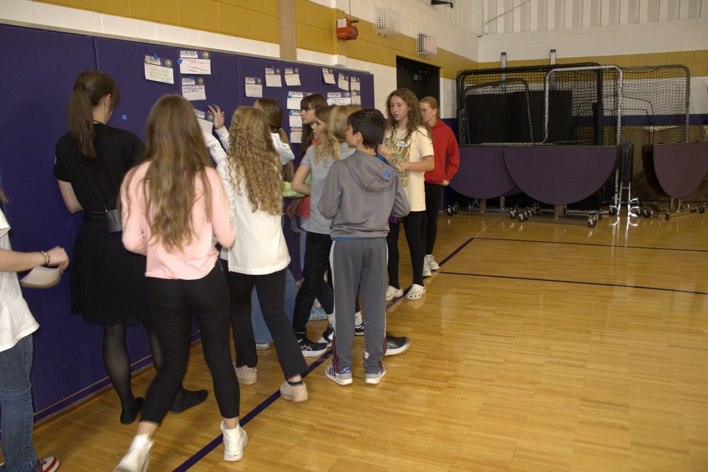 Students participating in Sources of Strength