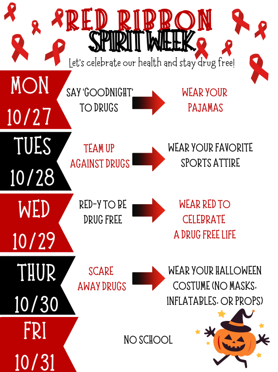 Red Ribbon Spirit Week
