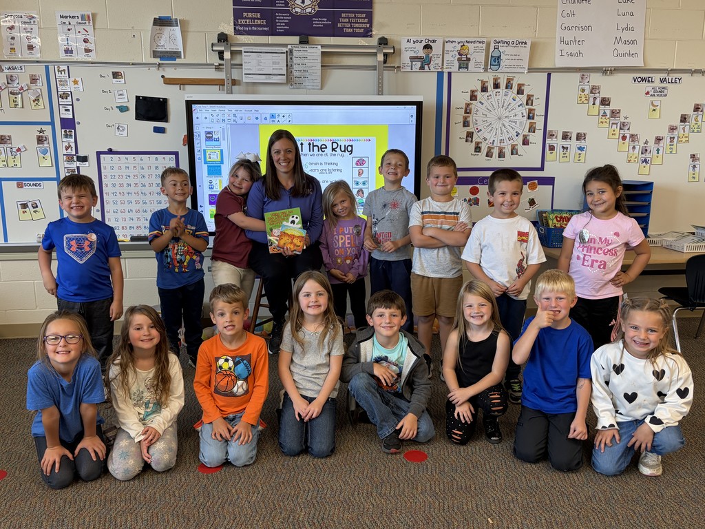 Mrs. Wissman's class with Mrs. Dearth