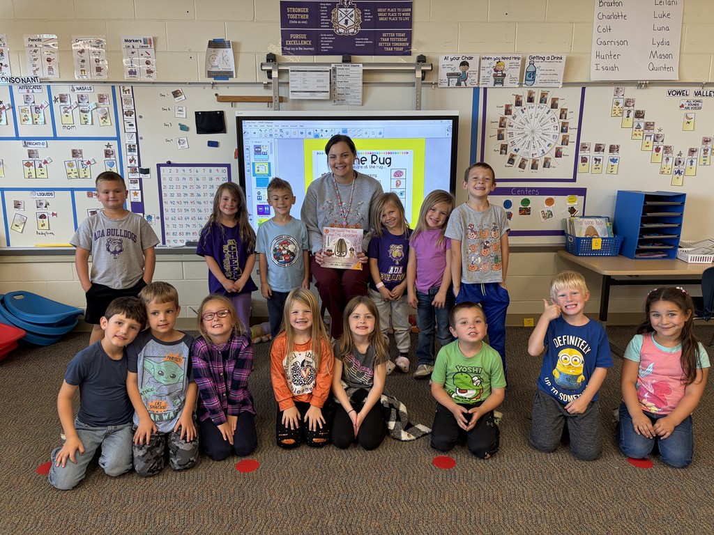 Mrs. Wissman's class with Mrs. Heacock
