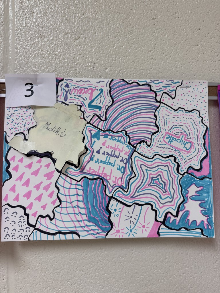 8th-grade math students put their creativity and geometry skills to work by designing tessellations during their study of transformations! After completing their designs, students nominated their favorites and voted for winners in four fun categories.