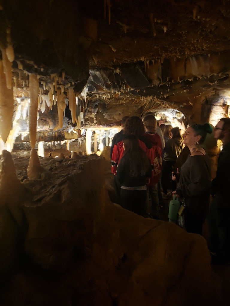 Ada Geology class at Ohio Caverns
