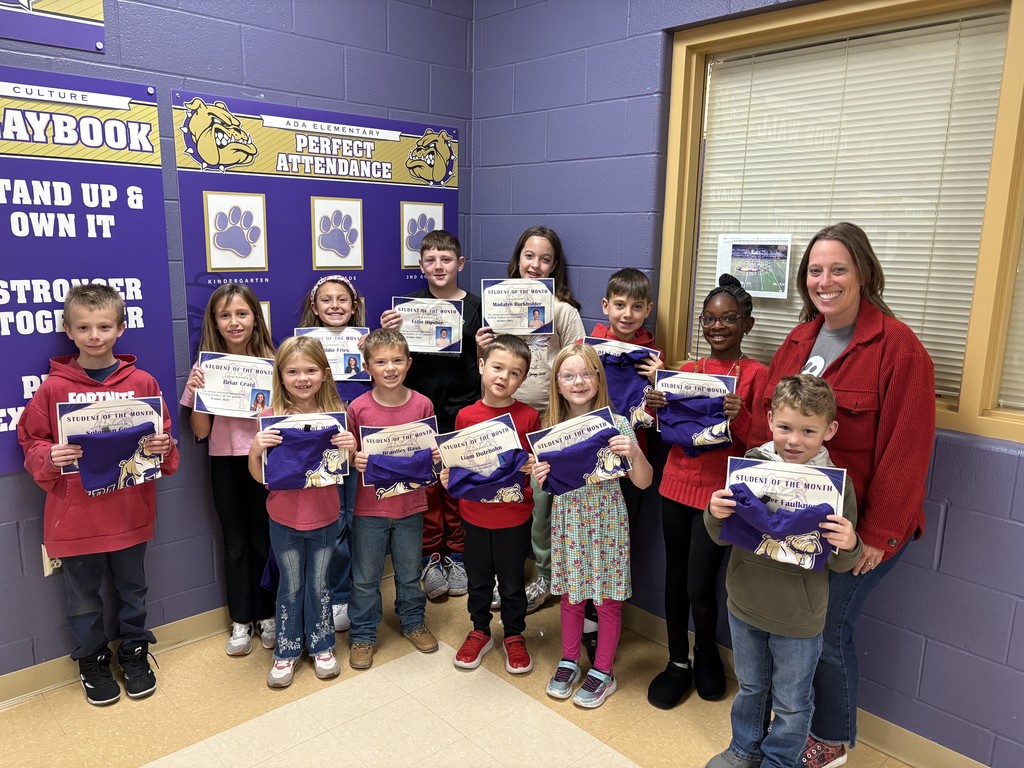 Elementary October Students of the month
