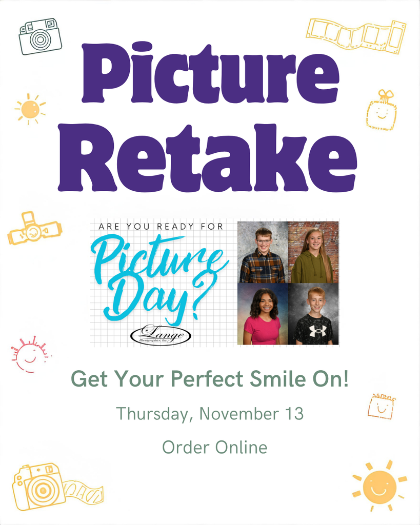 PICTURE RETAKE DAY IS NOVEMBER 13, 2025