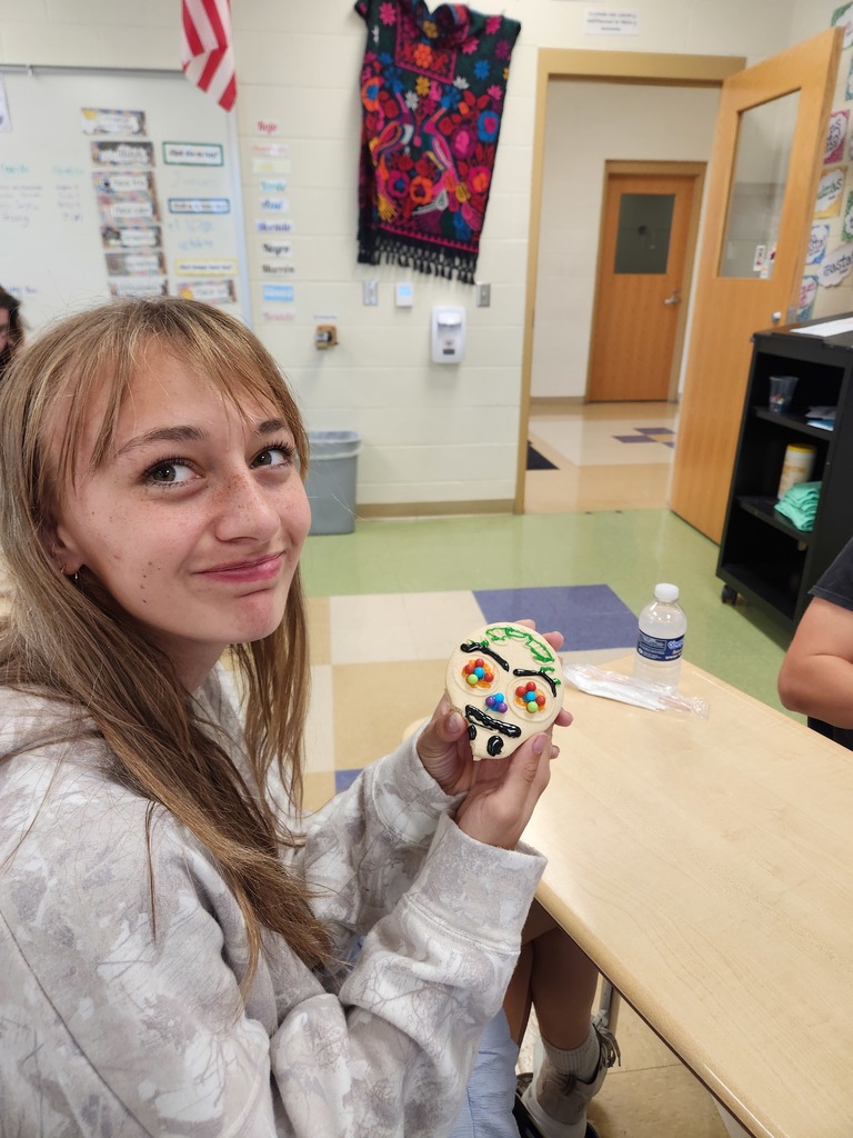 Ada High School’s Language Club gathered to learn about Día de los Muertos (Day of the Dead)