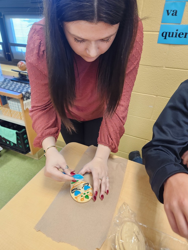 Ada High School’s Language Club gathered to learn about Día de los Muertos (Day of the Dead)