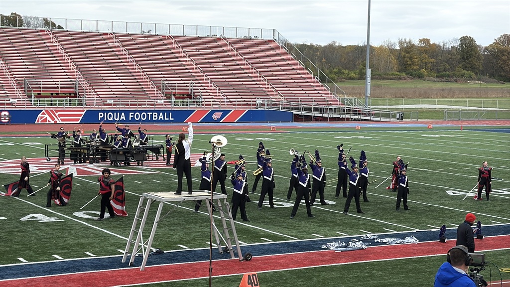 Ada High School Marching Band at State Finals