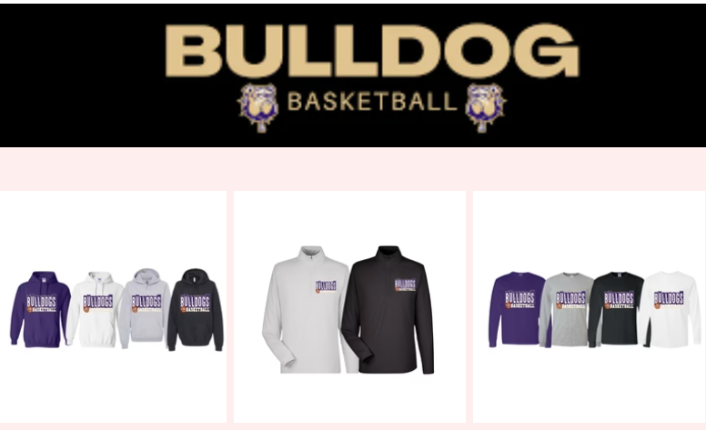Bulldog Basketball Spirit Wear Fundraiser 