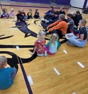 Our High School Strength Training classes spent time with Ada Preschool students last week — teaming up to lead a fun and active lesson!